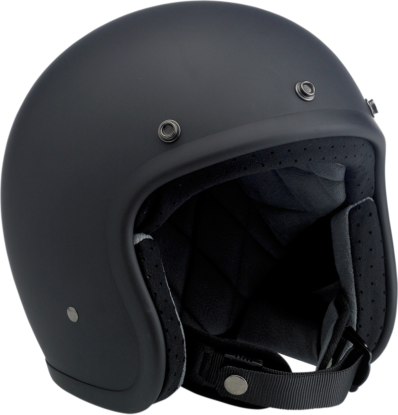 BILTWELL Bonanza Helmet - Flat Black - XL 1001-201-205