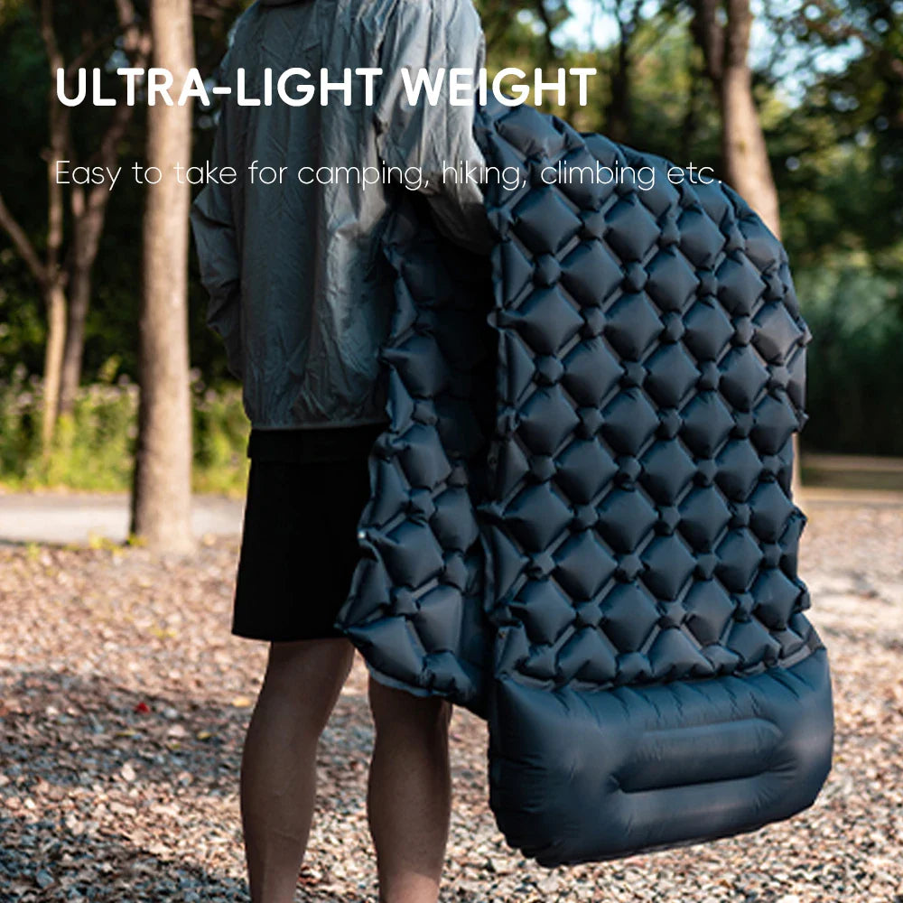 TARKA Inflatable Camping Mats Air Cushion With Pillow Outdoor Tourist Sleeping Pad Self-Inflating Mattress For Hiking Climbing